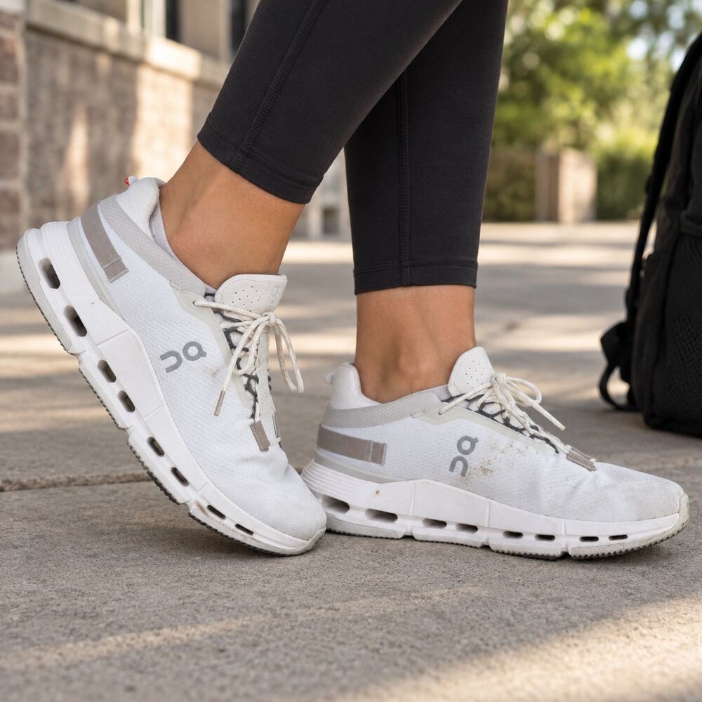 On Cloudrift Sneakers White Sand Mesh Women’s Size 9.5